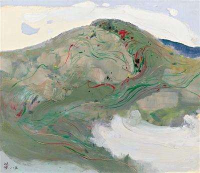 苏富比春拍预展:吴冠中画作被谱成音乐